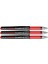 Roller Kalem - Broadlıne - 1.0 mm - Kırmızı - 3'lü 1