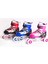 F-Sports 2+2 Ayarlanabilir Ön Tekerleği Işıklı Metal Alıştırma Pateni Çantalı 3