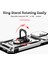 iPhone 8 Plus/7 Plus/6 Plus/6s Plus Için Halka Ayaklı ve Kayar Kamera Kapaklı Telefon Koruyucu Kılıf Gümüş (Yurt Dışından) 2