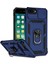 iPhone 8 Plus/7 Plus/6 Plus/6s Plus Için Halka Ayaklı ve Kayar Kamera Kapaklı Telefon Koruyucu Kılıf Mavi (Yurt Dışından) 1