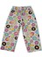 Kız Çocuk Donut Desenli Renkli Pijama Takımı 3