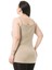 Büyük Beden Ip Askılı Viskon Kum Rengi Body 2