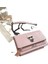 Küçük Kare Çanta Bir Omuz Crossbody Bir Omuz Çantası Pu Manyetik Toka Trendy Moda Basit Kadın Çantası (Yurt Dışından) 1