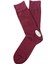 Erkek Bordo Bambu Düz Uzun Çorap 1