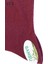 Erkek Bordo Bambu Düz Uzun Çorap 3