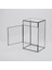25X15X12CM Siyah Geometrik Cam Kapaklı Teraryum Fanus 1