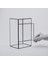 25X15X12CM Siyah Geometrik Cam Kapaklı Teraryum Fanus 2