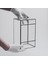 25X15X12CM Siyah Geometrik Cam Kapaklı Teraryum Fanus 3