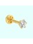 Altın Tektaş Tragus Piercing 14 Ayar 1