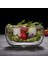 Çift Duvar Cam Salata Kase Meyve Pirinç Kahveleri Gıda Depolama Konteyner Öğle Yemeği Bento Kutusu Yüksek Borosilikat Bowl Sofra # | Kaseler (Yurt Dışından) 3