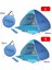 Otomatik Çift Sahil Plaj Çadır, Açık Hızlı Açılış Güneş Koruyucu Tente, Balıkçılık Çadırı, Çocuklar Için Ultralight Küçük Çadır (Yurt Dışından) 2