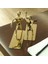 1 Çift Dekoratif Bookends Ağır Adam Kitap Sonu Kaymaz Bookend Metal Kitap Book Book Destek Book Stoper (Gold) | (Yurt Dışından) 4