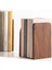 PAKETI1PAIR Wood Bookends, Kaymaz Black Ceviz Kitap Standı Ev Ofis Okulu, L Şekilli Kitap Uçları Mükemmel | (Yurt Dışından) 1