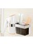Punch-Free Tuvalet Rafları, Banyo Depolama Rafları, Saç Kurutma Makinesi, Saç Kurutma Makinesi, Raflar, Duvara Monteli Banyolar (Yurt Dışından) 3