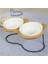 High End Pet Bowl Bambu Raf Seramik Besleme ve Içme Kaseleri Köpekler ve Kediler Için Pet Besleyici Aksesuarları | Köpek Beslemesi (Yurt Dışından) 4