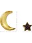 Eid Mübarek Moon Star Servis Tepsisi Sofra Tatlı Gıda Depolama Müslüman Islam | Depolama Tepsileri (Altın) (Yurt Dışından) 2