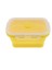 Silikon Öğle Yemeği Kutusu Yuvarlak Katlanır Gıda Konteyner Taşınabilir Kase 800ML Bento Box Çevre Dostu | Öğle Yemeği Kutuları (Sarı) (Yurt Dışından) 1