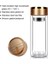 300 ml Su Şişesi Cam Çift Duvar Borosilikat Cam Çay Şişesi ile Demlik Filtre Kolu Çift Katlı Ofis Çay Kupası | Su Şişeleri (Yurt Dışından) 2