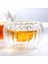 4 Adet Çift Katmanlı Isıya Dayanıklı 50 ml Cam Bardak Su Kupası Teacup Ev Ofis Bar Çay Teouse Tearoom Coffee Shop Bar | Gravür (Yurt Dışından) 3