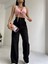 Black Fashion Bel ve Paça Püsküllü Pantalon 1