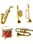 Müzik Enstrümanı Aksesuar Oyuncaklar Props Decor 4 Pcs (Yurt Dışından) 2