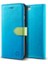 iPhone 6/6s Saffiano Diary Kılıf Blue Green 1