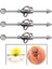 Kulak Piercing Küpe Düğün Için Piercing Takı Hediyeler Şükran Günü Ziyafet (Yurt Dışından) 3