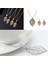 2x 100X Hollow Telkari Charms Yaprak Kolye Mücevherat Bulma Dıy El Sanatları Beyaz (Yurt Dışından) 2