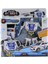 Die Cast Metal 3'lü Yarış Arabaları Yeşil Araçlı 1