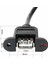 USB 2.0 Dişi Erkek Panel Tipi Montajlanabilir USB 2.0 Kablo 1 m 3