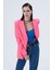 Blazer Ceket Neon Pembe 2