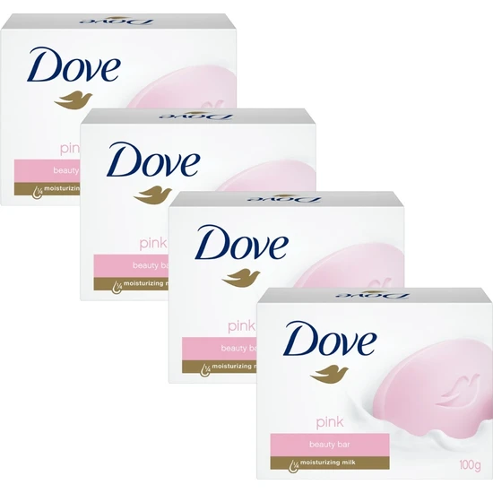 Dove Beauty Cream Bar Güzellik Sabunu Pink 100 gr X4 Adet