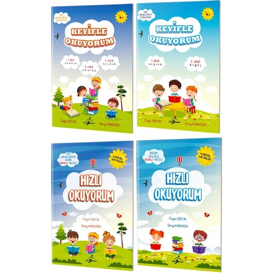 Ilkokul Için Kolay Ve Hızlı Okuma Seti - 4 Kitap Kitabı Ve Fiyatı