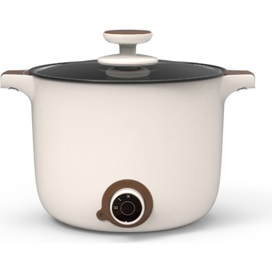 HTColtd Elektrikli Pişirme Makinesi Ev Samll Sıcak Pot Çoklu Elektrikli Pirinç Ocak Yapışmaz Tava (Yurt Dışından)