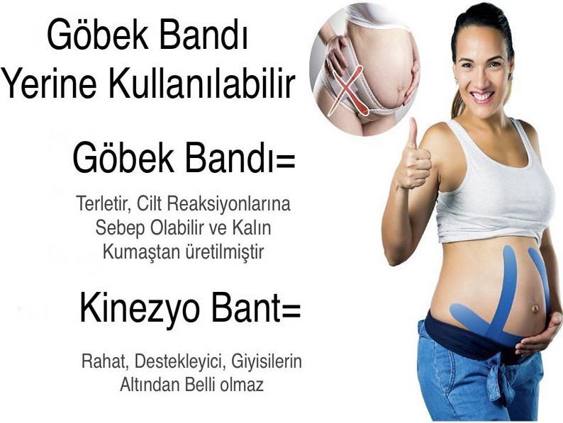 İnobag Göbek Destekleyici Bant - Pembe Renk görsel 5
