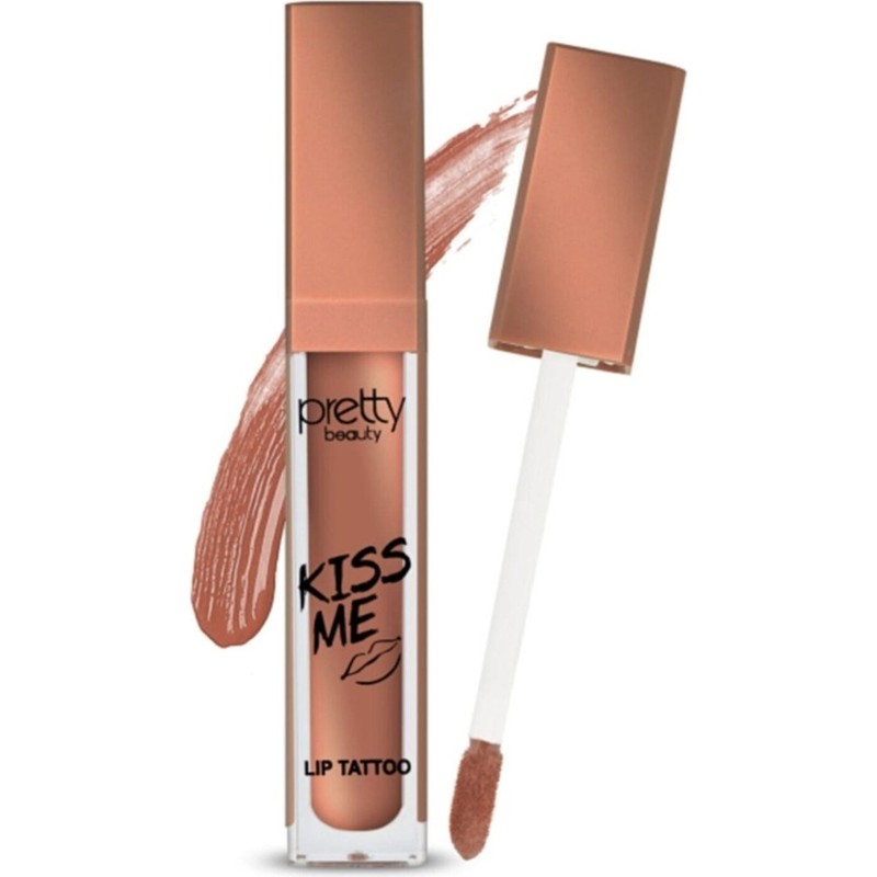 Pretty Beauty Kiss Mee Lip Tattoo 24 Saat Kalıcı Mat Likit Ruj No:7