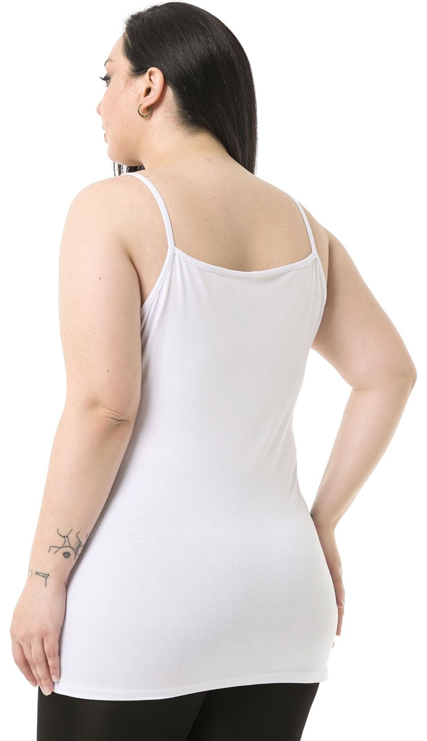 Disentis Modest Büyük Beden Ip Askılı Viskon Bordo Body görsel 6