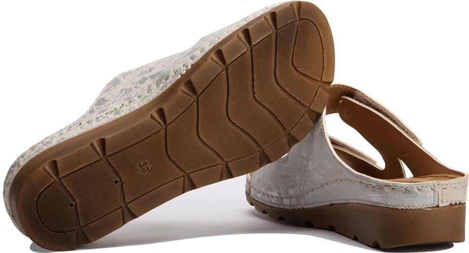 Kifidis Home Kifidis SIB160122 Kifidis-Natura Kadın Anatomik Deri Terlik 36-41 görsel 8