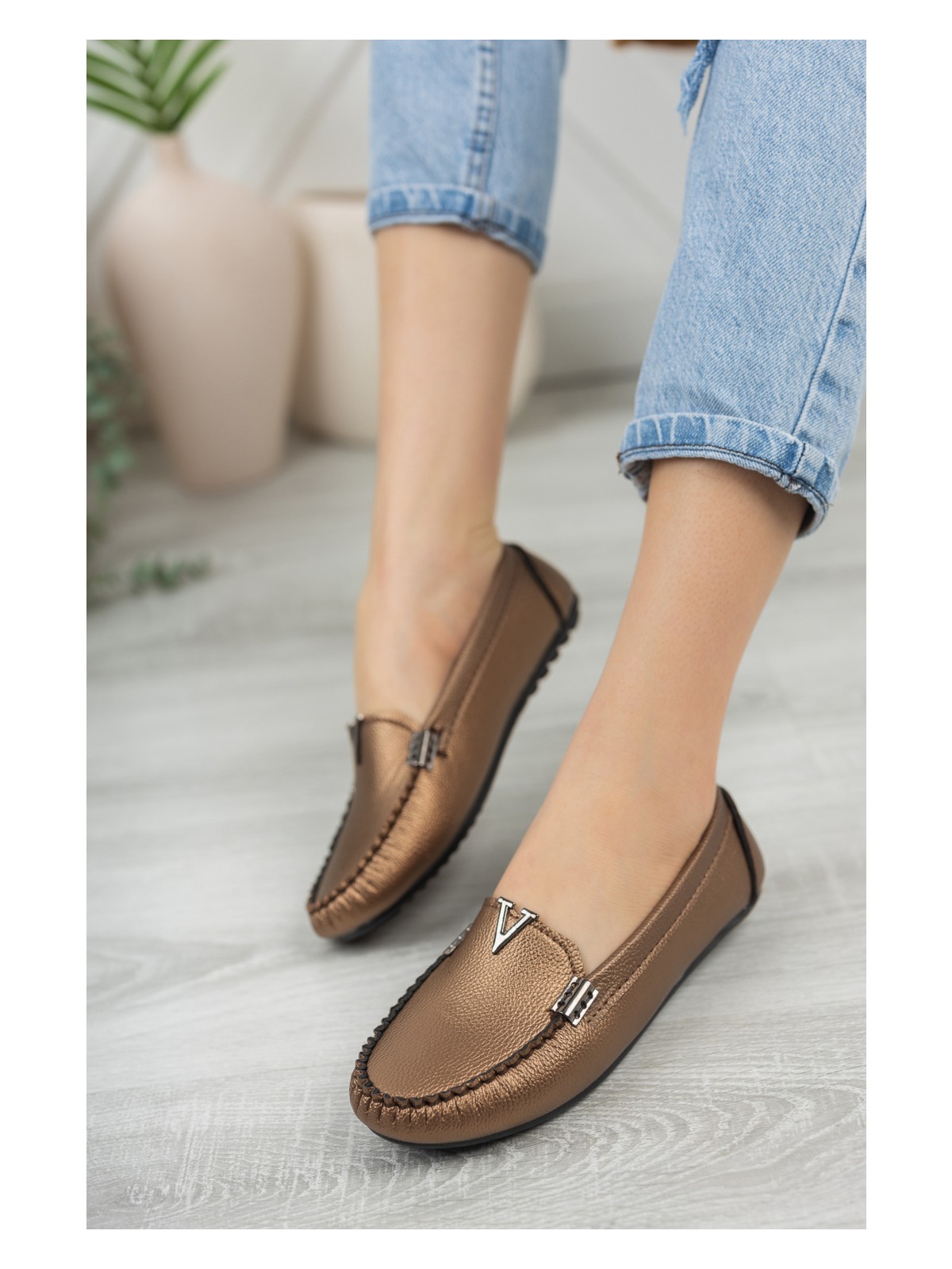 Khayt Flora Casual Günlük Kadın Babet Ayakkabı - Görsel 10