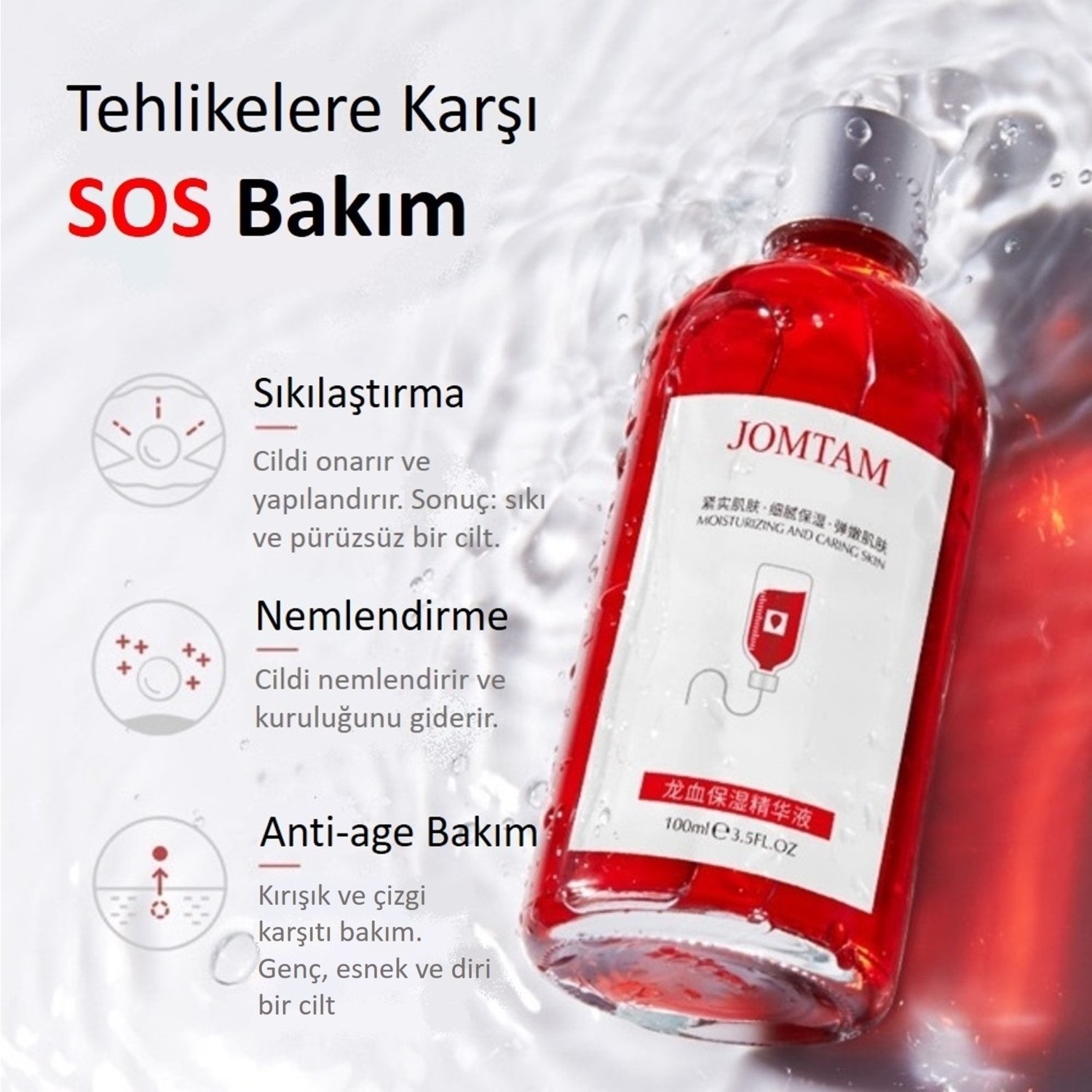 Jomtam Ejderha Kanı Demir Ağacı Serumu 100 ml Fiyatı