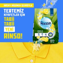 RinsoToz Çamaşır Deterjanı Limon ve Karbonat Renkliler ve Beyazlar 6 KG
