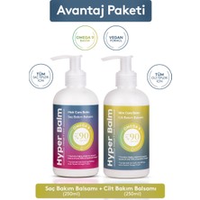 Hyper Balm Saç Bakım Balsamı + Cilt Bakım Balsamı 2'li Paket 2X250 Ml.