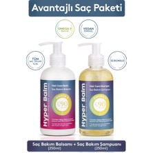 Hyper Balm Saç Bakım Balsamı + Saç Bakım Şampuanı 2'li Paket 2X250 Ml.