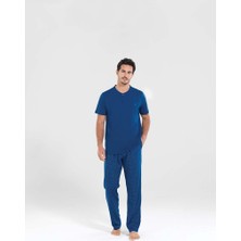 Blackspade Erkek Uzun Pijama Takımı 30076 - Lacivert