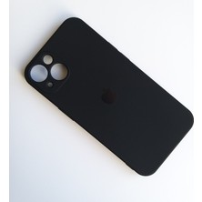 More Gsm Apple iPhone 13 Uyumlu Kamera Korumalı Lansman Içi Kadife Silikon Kılıf - Siyah
