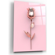 Eliza Home  Gül Cam Tablo