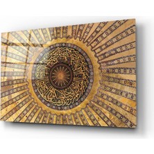 Eliza Home  Ayasofya Kubbesi Cam Tablo