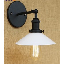 Riolight  Retro Mafsallı Metal Aplik Şapka Çapı: 22CM