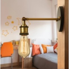 Riolight  Retro Eskitme Mafsallı Aplik