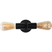 Riolight  Retro Ikili Metal Duvar Aplik